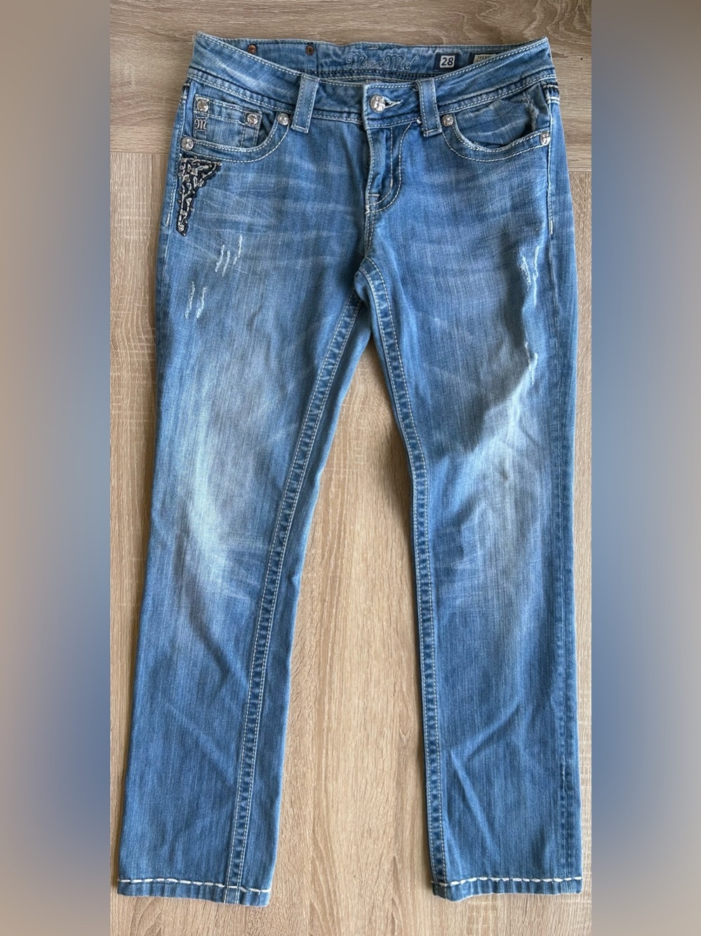 Miss Me Y2K JPS377T Straight Jeans 28